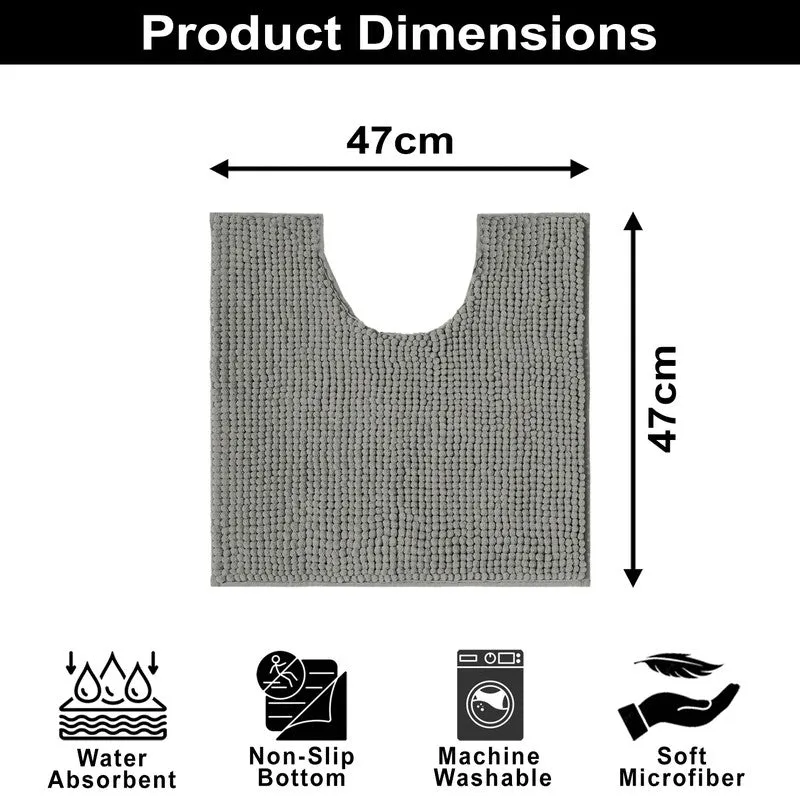 SolidEase Microfiber Bath Mat - Grey media 8