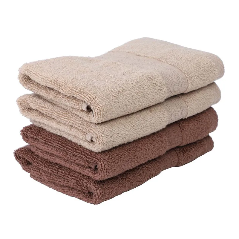 Nuage Cotton Hand & Face Towel (Brown & Beige) - Set Of Four media 4