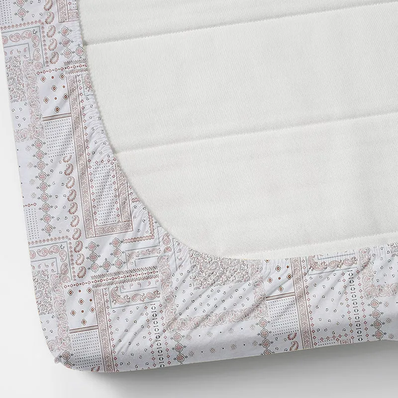 Mathieu Cotton Bedsheet (Pink) - 210 TC media 6