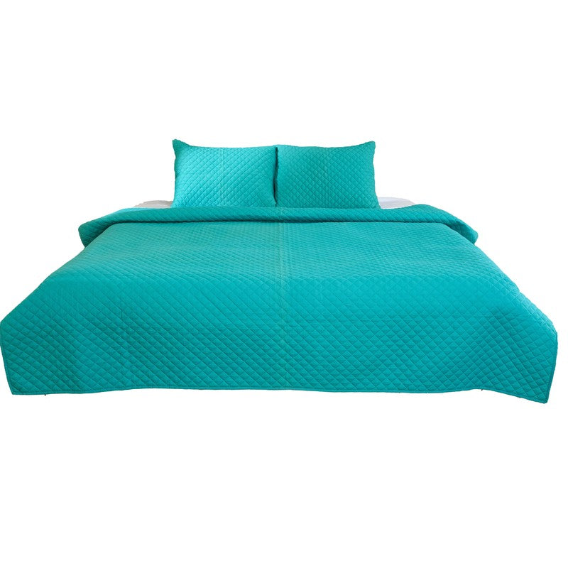 CozyCore Solid Cotton Comforter (Blue) - 200 GSM media 4