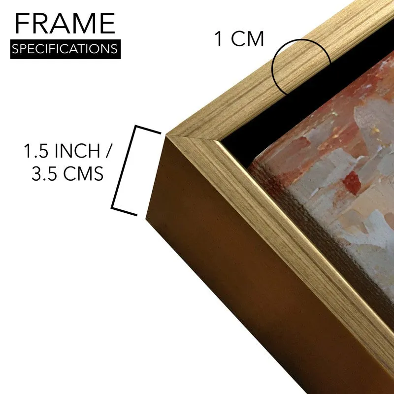 Fountain Reverie Canvas Wall Painting With Frame media 6