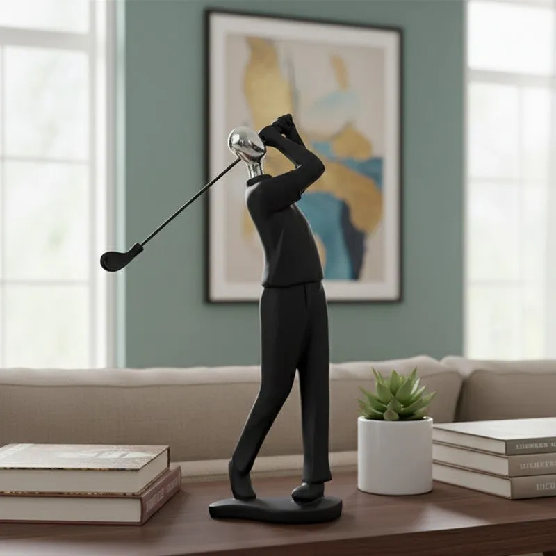 Modern Gaze Sculpture Showpieces - Black media 3