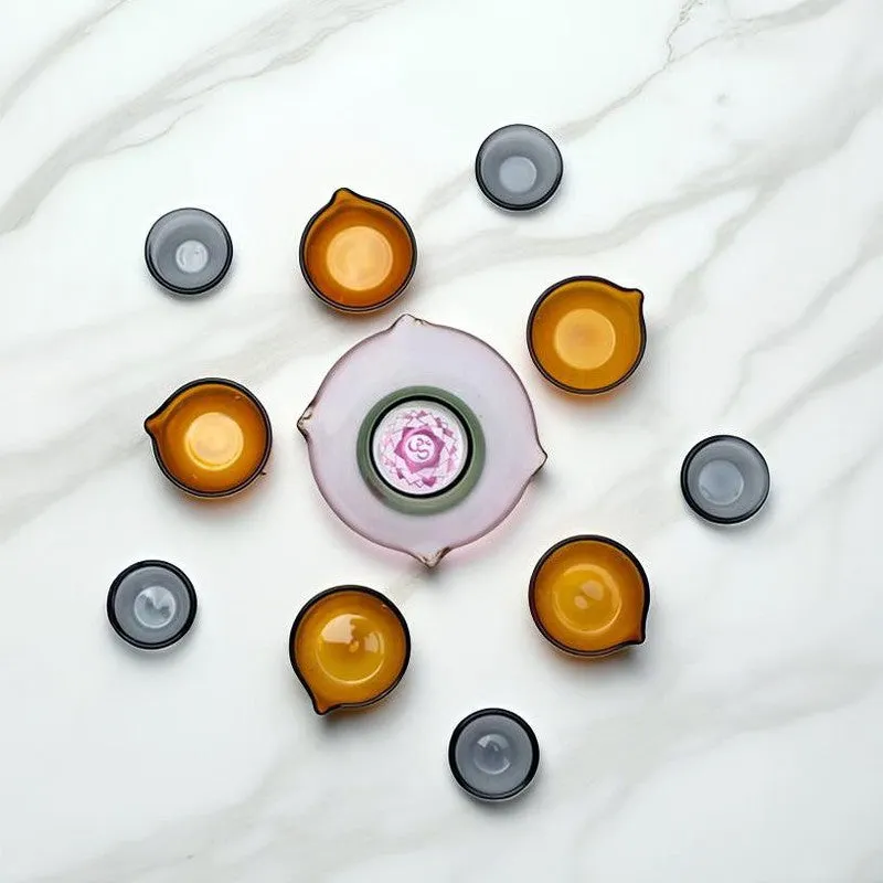 DeepVeda Elegant Handmade Diya - 11 Piece Set media 4