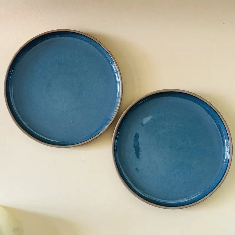 Azzure Ceramic Quarter Plate (6 Inch) - Set of Two media 6