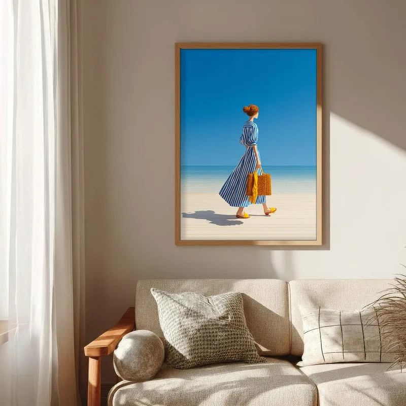 Dreamlike Canvas Wall Painting - Brown Frame media 6