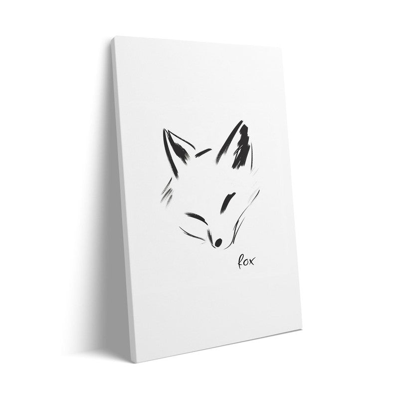 Fox Novo Archival Canvas Wall Art - Black Frame media 7