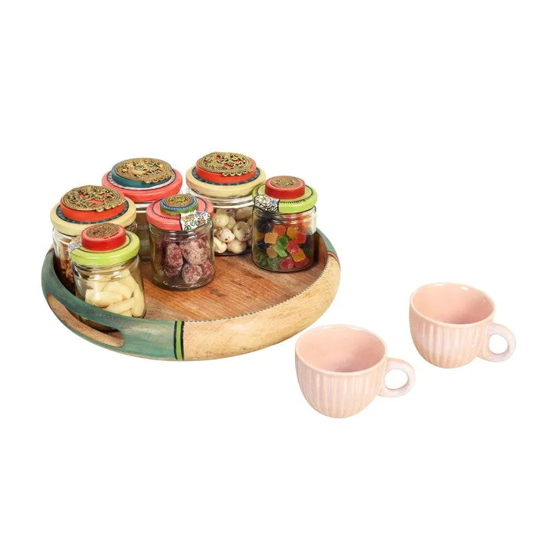 Folkza Decorative Jars & Cups with Tray media 4