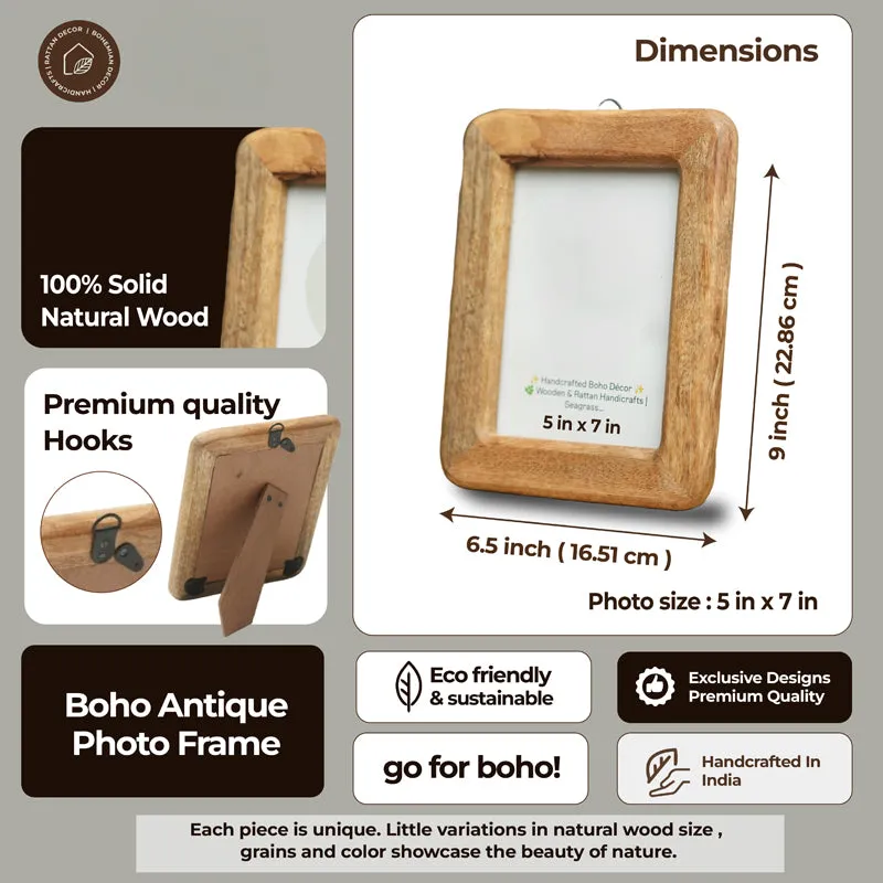 FrameShift Boho Wooden Photo Frame media 7