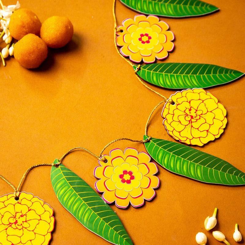 Flower And Mango Leaf Festive Toran media 5