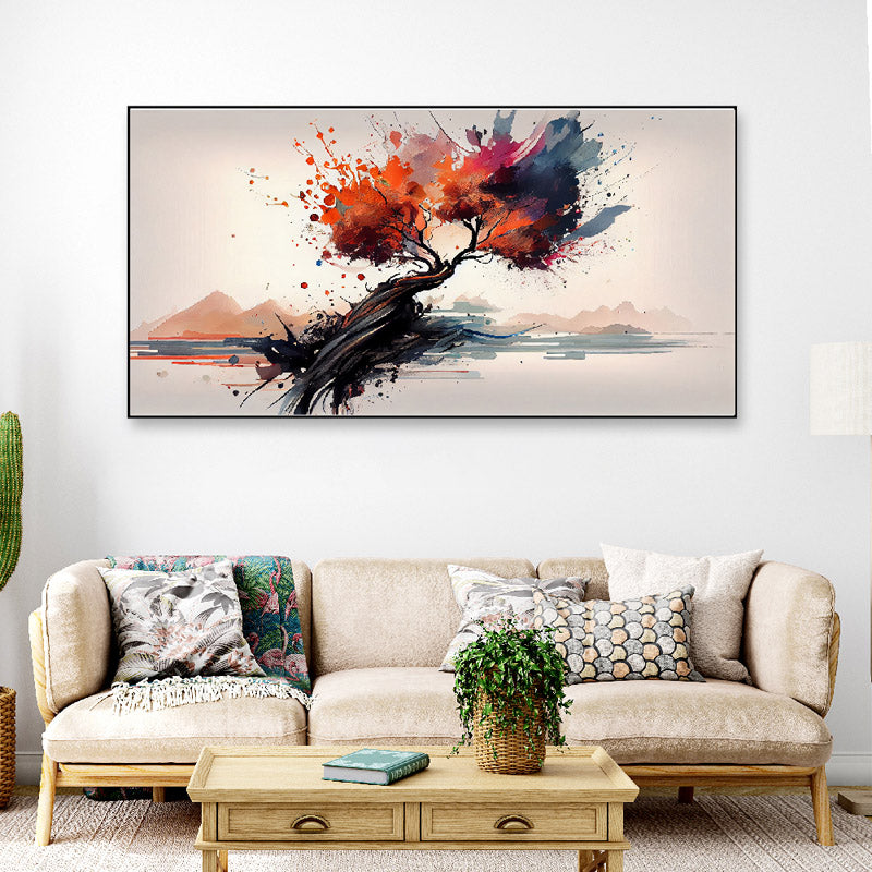 Symphony Tree Canvas Wall Painting