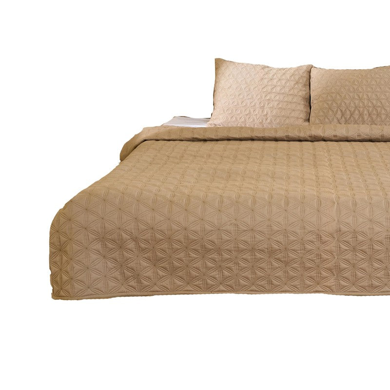 CozyCore Solid Cotton Comforter (Brown) - 200 GSM media 3
