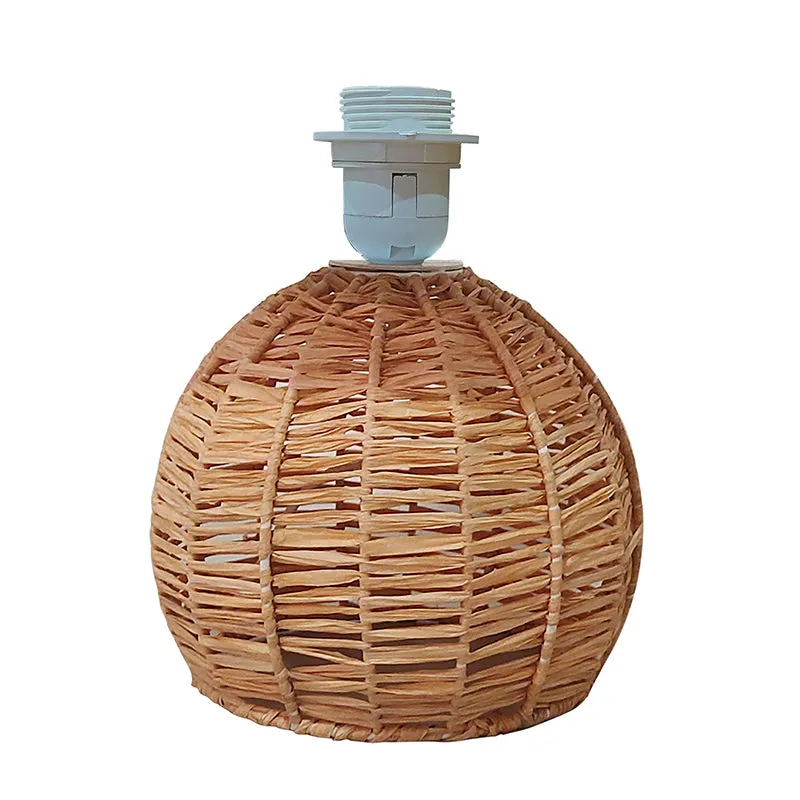 Palladian Raffia Fabric Table Lamp media 4