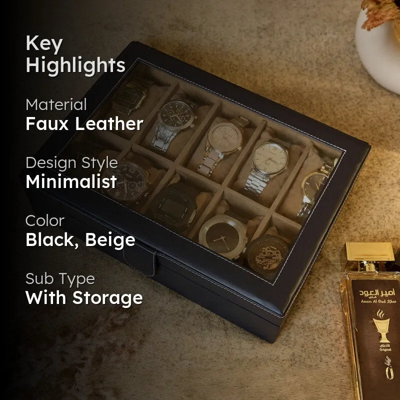 UrbanKeep Faux Leather Storage Box media 2