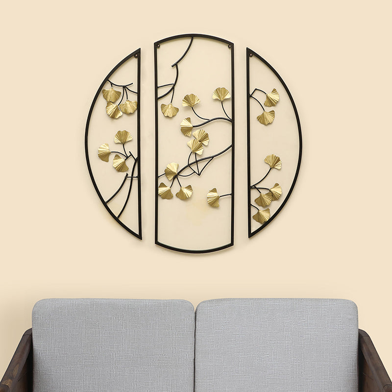 Cyclic Blossom Metal Wall Accent