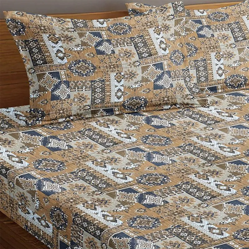 Rosho Ethnic Cotton Bedsheet - 180 TC media 4
