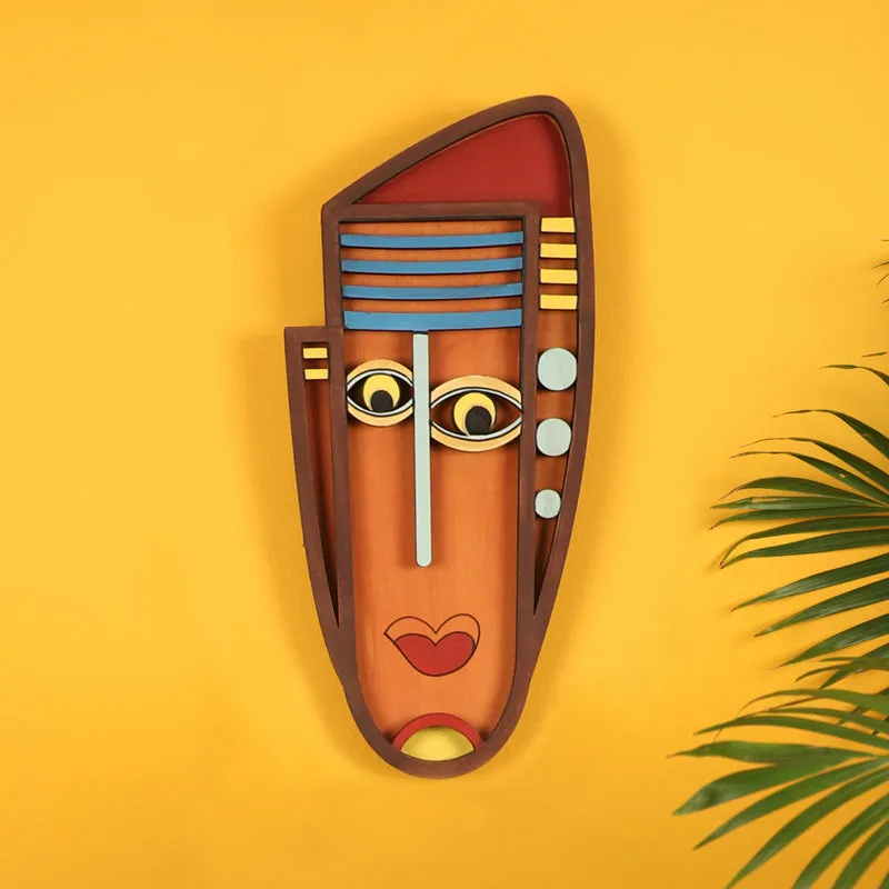 Amshab Googly Eye Wooden Wall Accent media 1