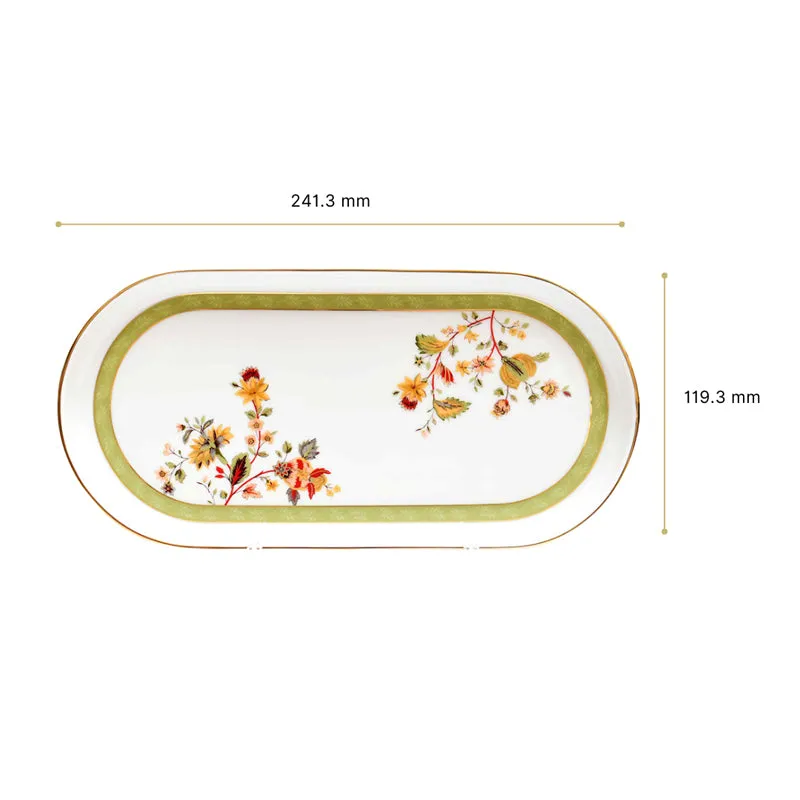 Painted Bloom Oval Porcelain Platter media 6