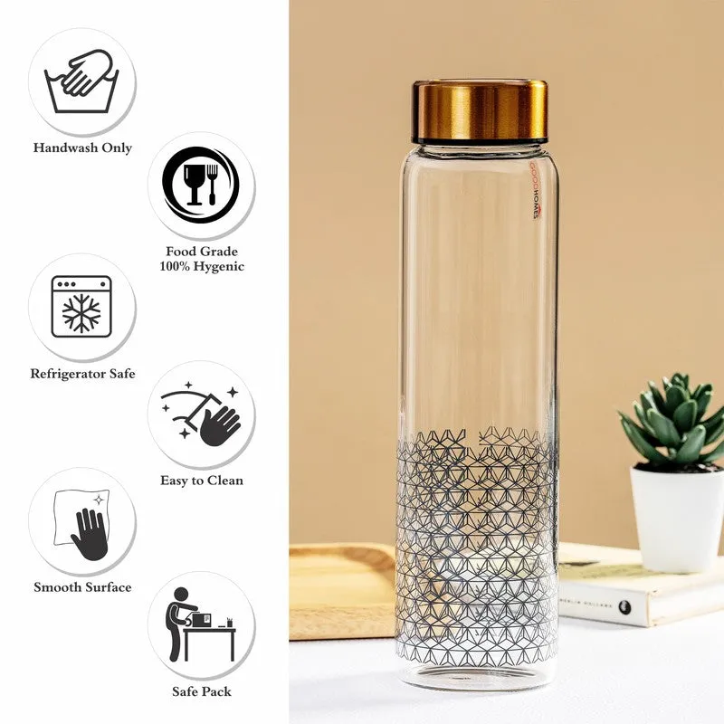 Clear Drop Borosilicate Glass Bottle - 1000 mL media 4