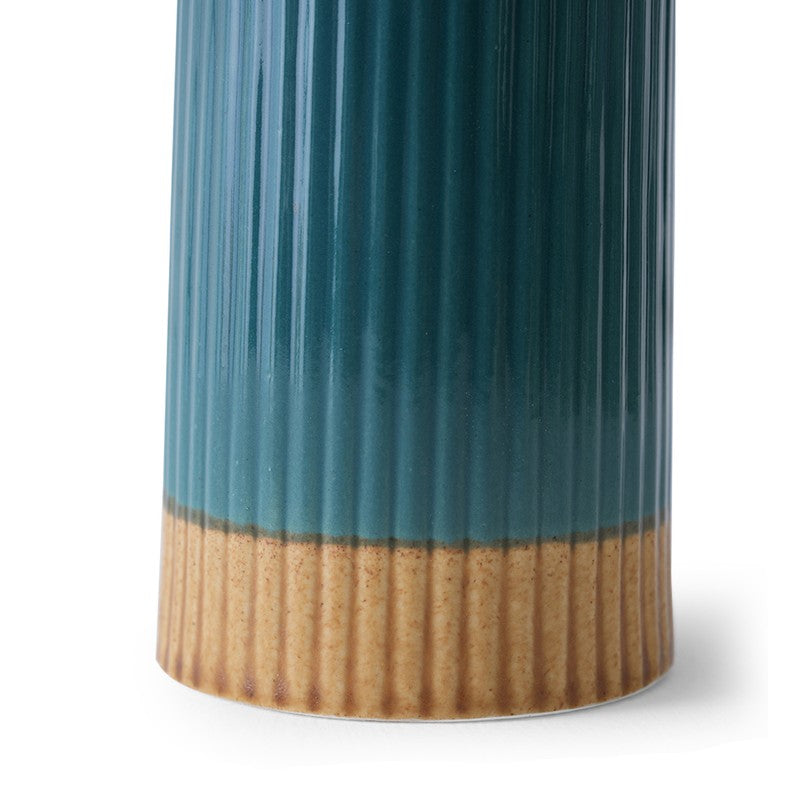 Nordic Blue Ceramic Minimal Vase - Set Of Two media 6