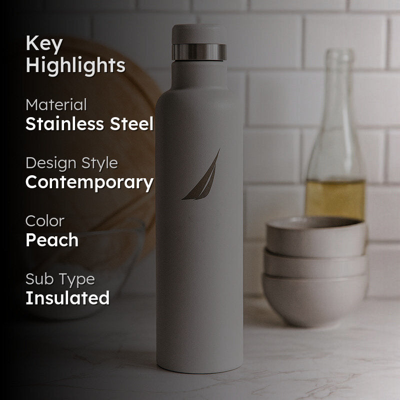 Nautica Vitae Pulse Leakproof Insulated Stainless Steel Thermos (White) - 750 mL media 2