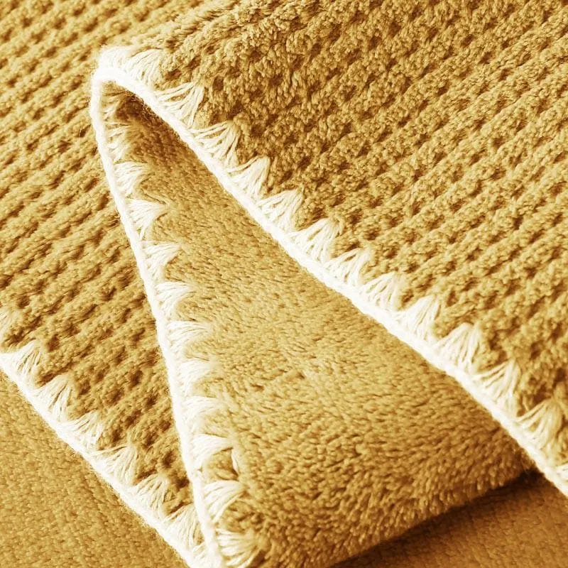 Idyllic Snigu Yellow Polyester Blanket media 4