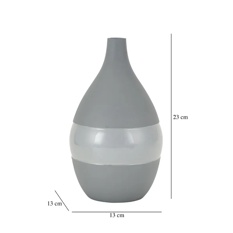 Yato Enamel Vase (Grey) - Small media 4