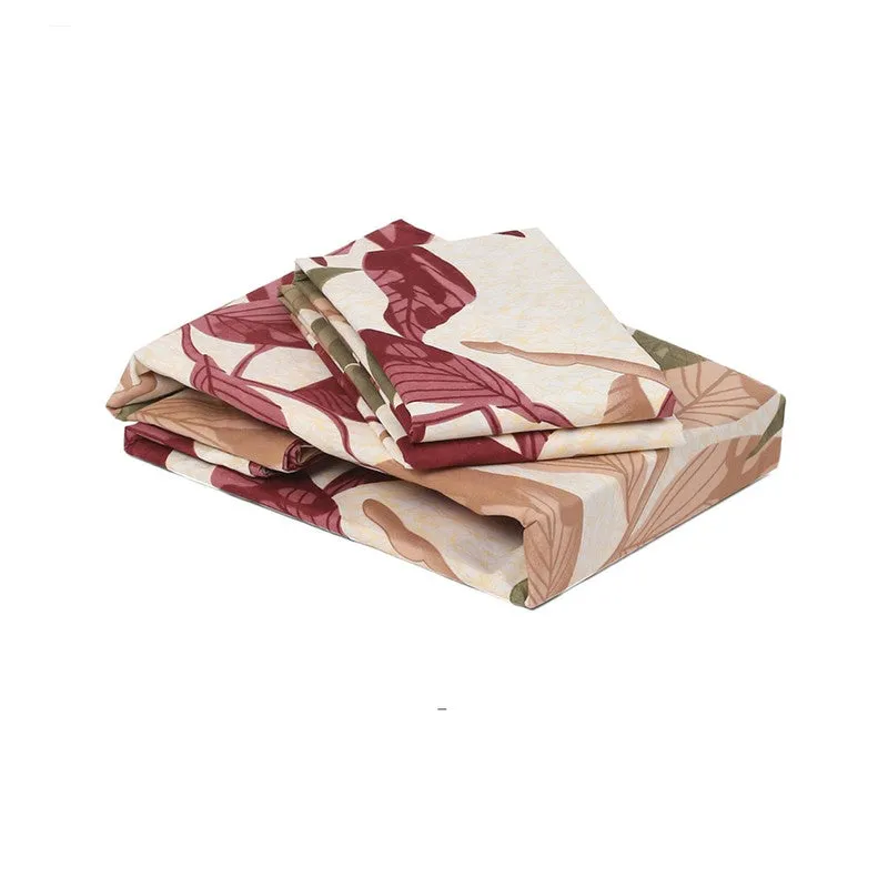 Monte Carlo Flow Leaves Bedsheet - 120 GSM media 8