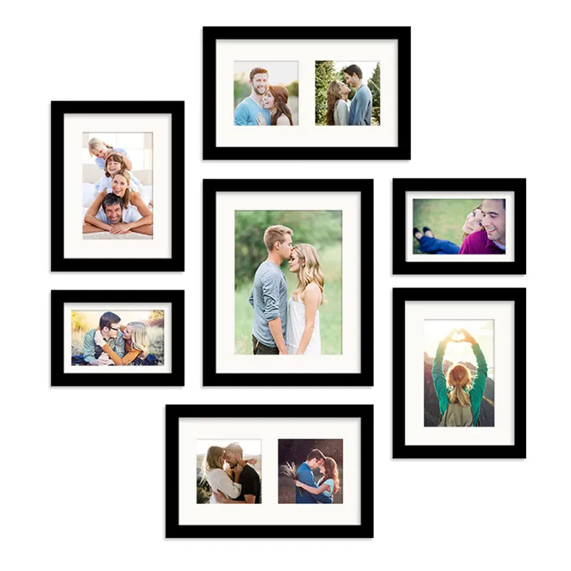 Thyra Synthetic Wood Photo Frame (Black) - Set Of Seven media 3