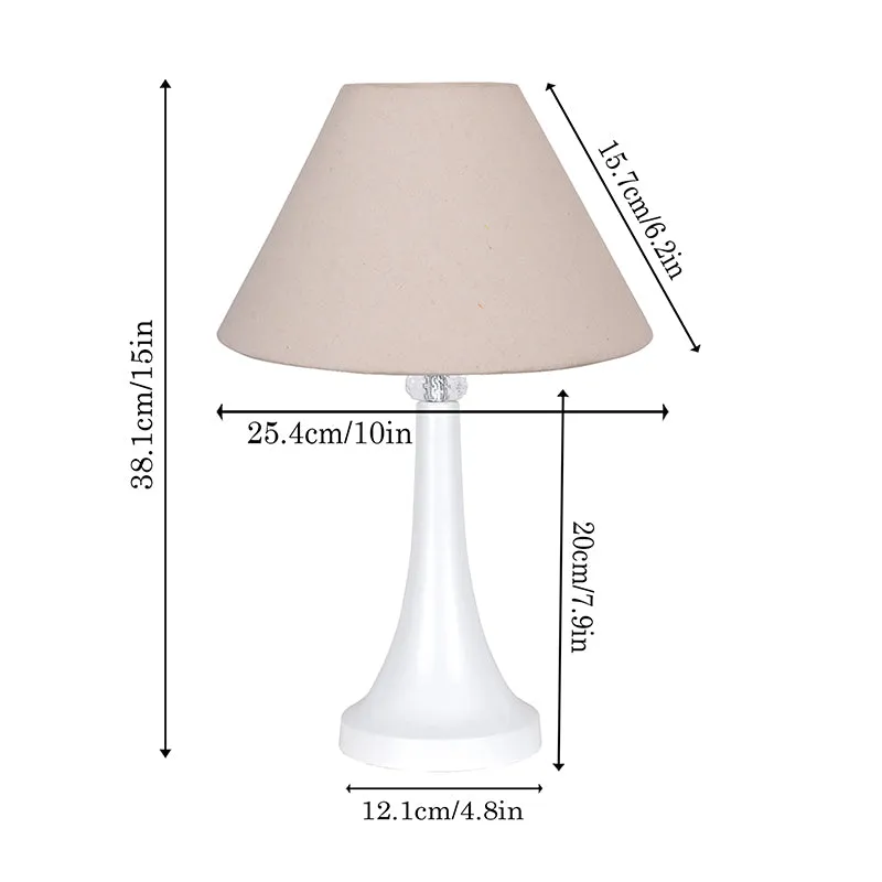 Aneiro Metal Table Lamp - Beige,white media 5