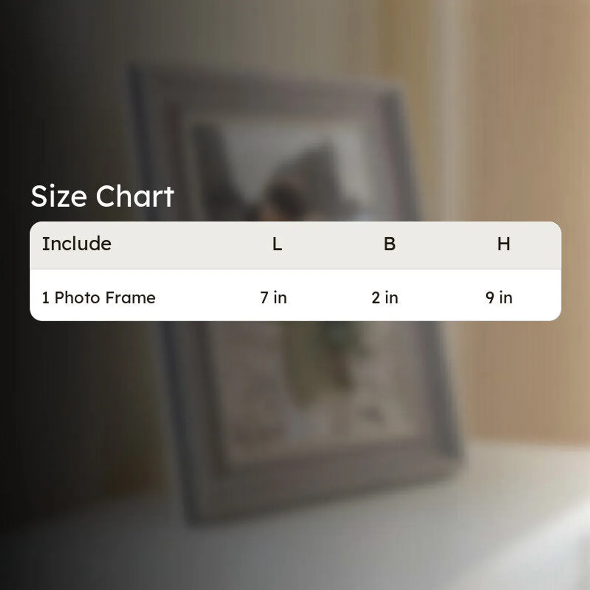 Elara Table Photo Frame - 8