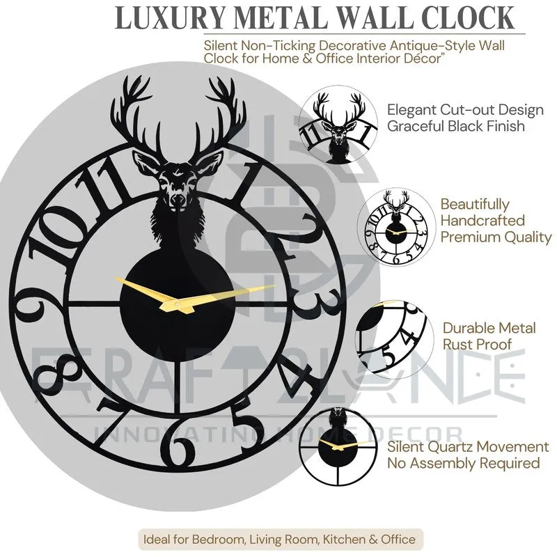 Notion Silent Wall Clock - Black media 7