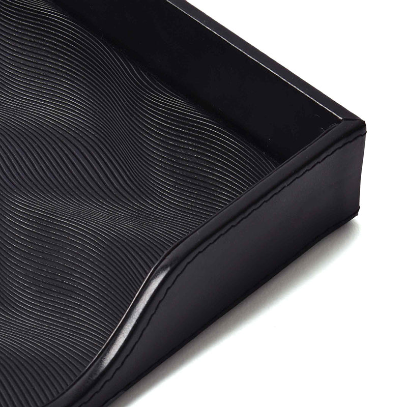 Veltrix Cube Faux Leather Desk Organiser - Black media 5