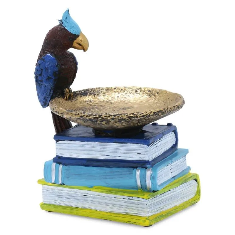 Vintage Books & Birdie Table Accent media 5