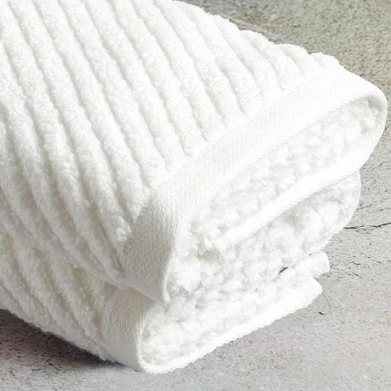 Nautica Riviera Soft Cotton Hand Towel (White) - Set Of Two media 5