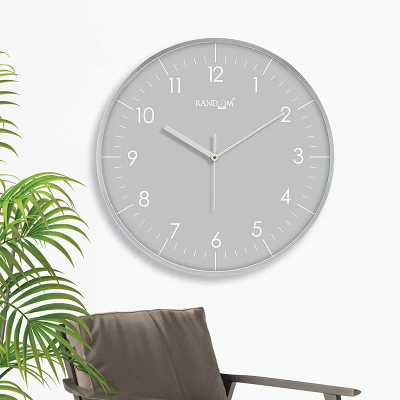 Benot Analog Wall Clock - Grey media 1