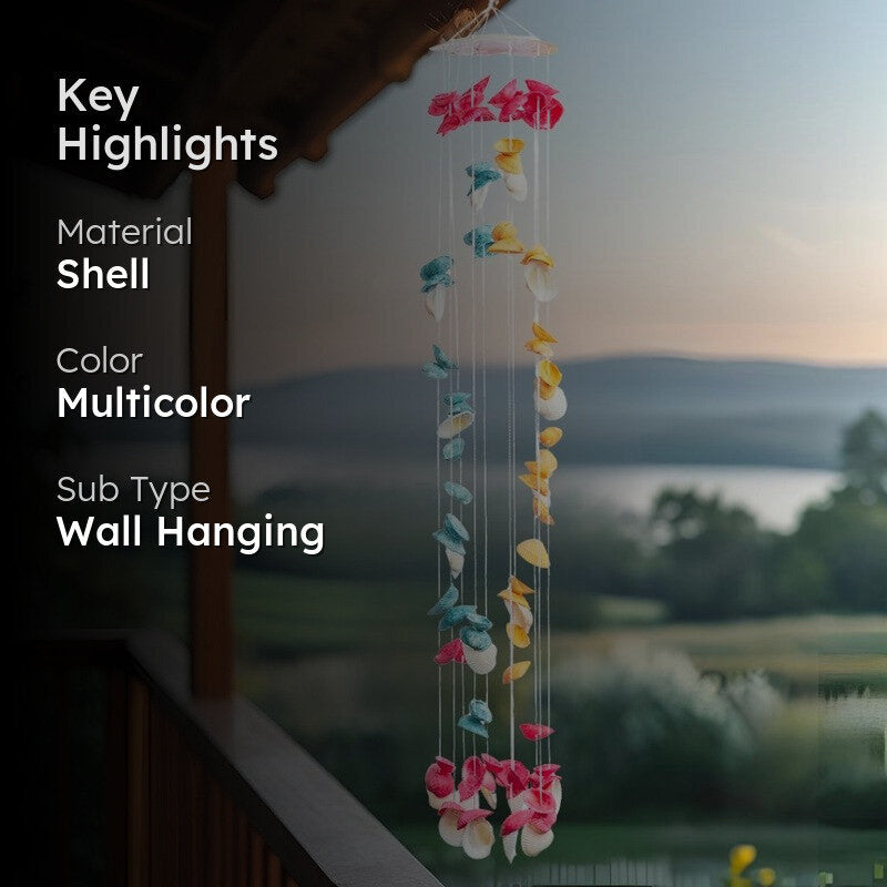 Shellwave Whisper Sea Shell Windchime media 2