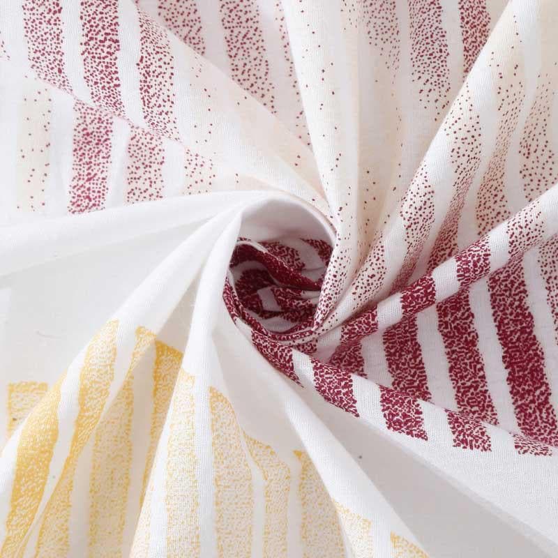 Zigzag Zest Fitted Cotton Bedsheet (Pink) - 400 TC media 6