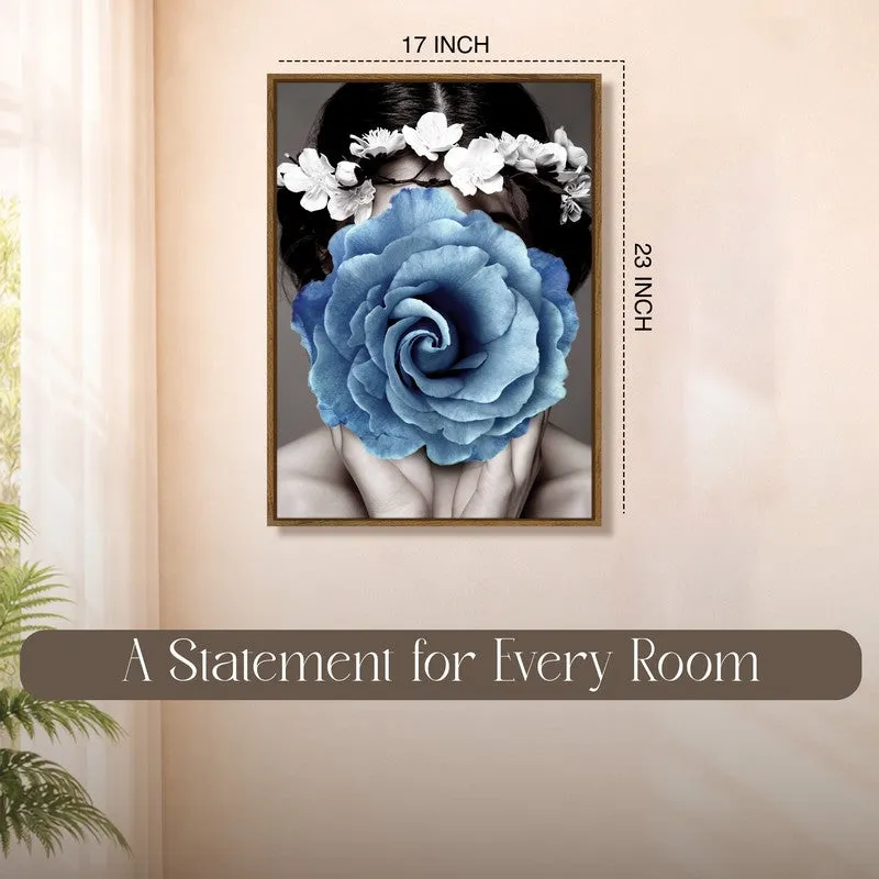 Her in Bloom Canvas Wall Art With Frame media 10