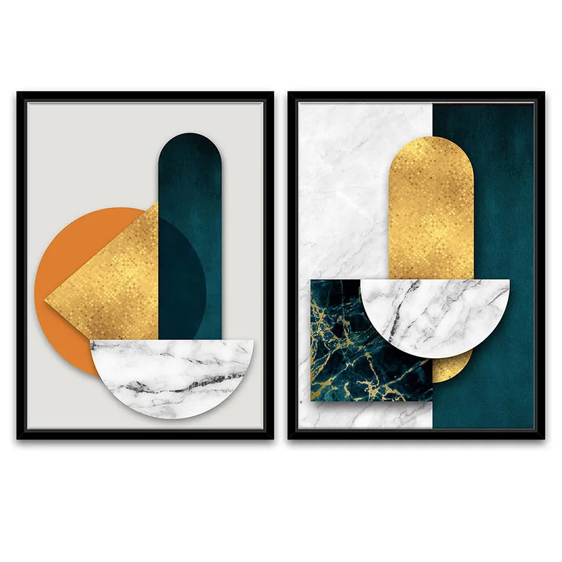 Luxe Curves Wall Art - Set Of Two media 3