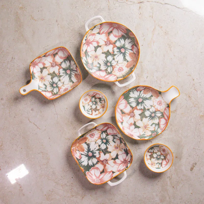 Liora Bloom Porcelain Platter - Six Piece Set media 3