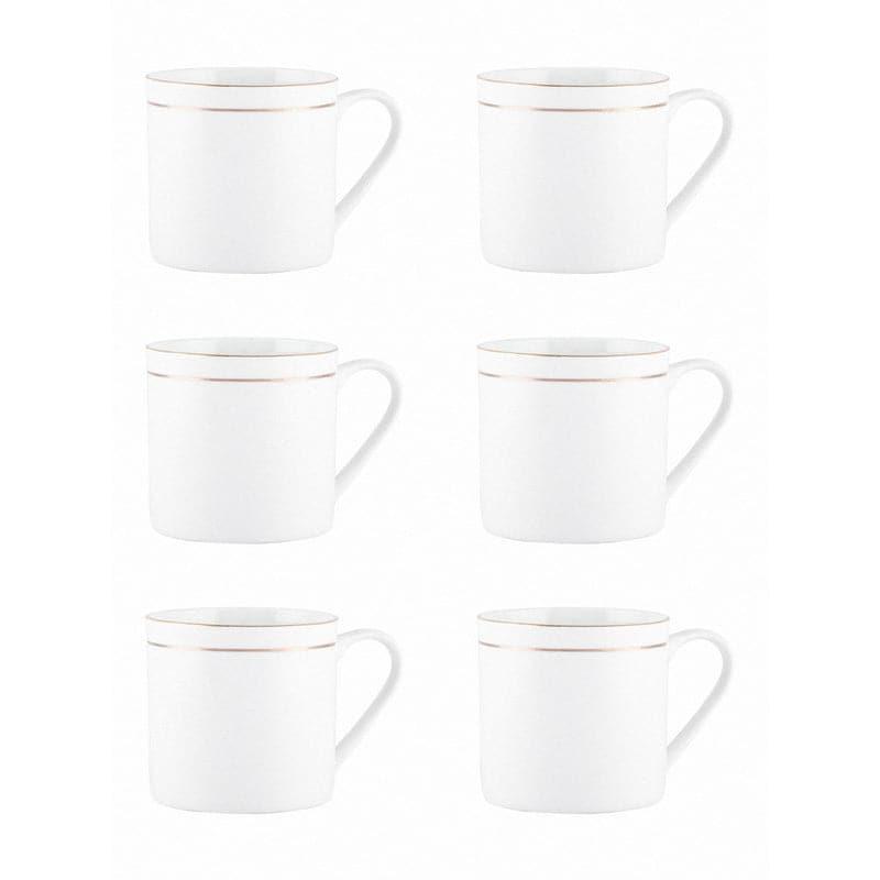 Sonaki Vivienne Bone China Tea Cup (240 mL Each) -  Set of Six media 3