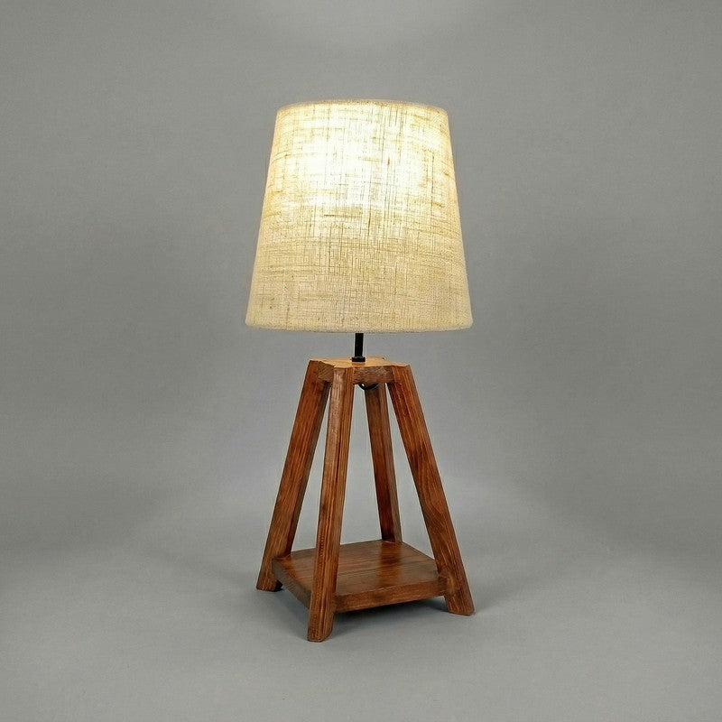 Mavella Jute Table Lamp - Brown,Beige media 6