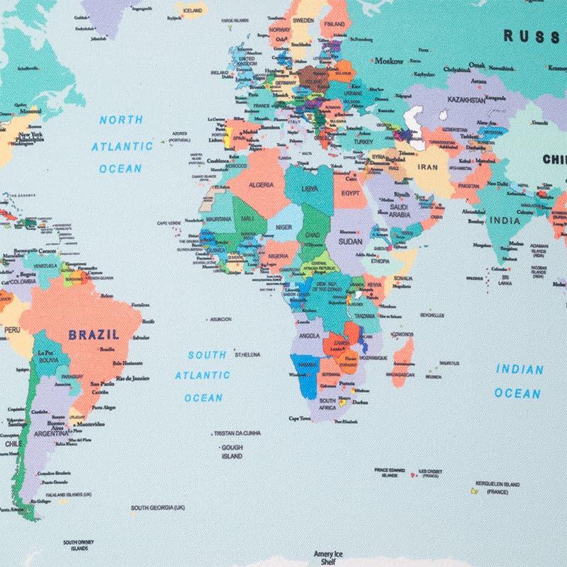 World Map Pinboard media 3