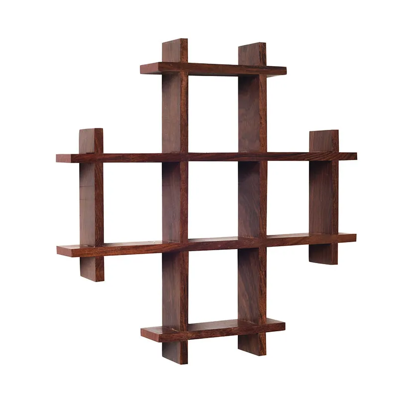 Warli Nook Terracotta & Wood Wall Accent - Nine Piece Set media 5