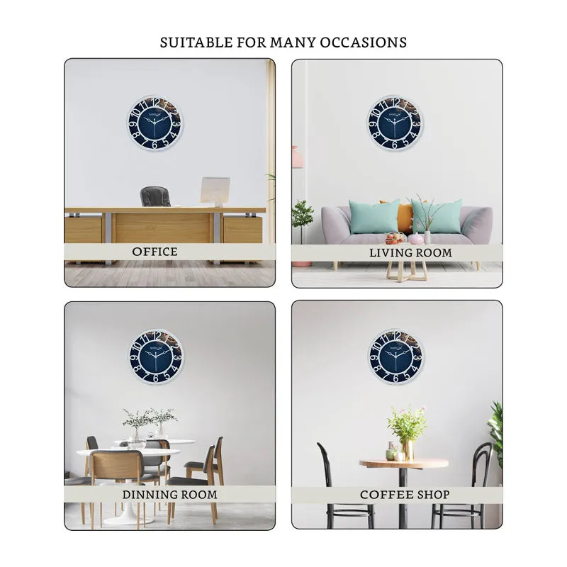 Morako Sweep Silent Wall Clock media 9