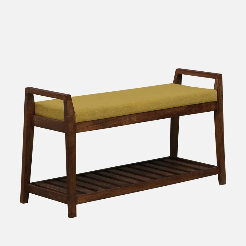 Drift Mango Wood Shoe Rack - Yellow media 5