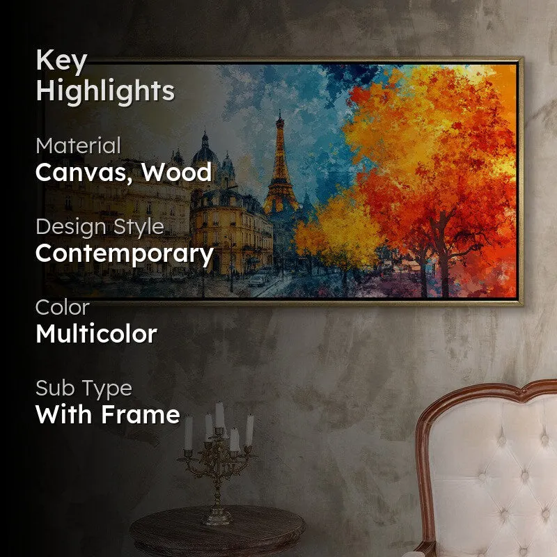 Metropolitan Muse Canvas Wall Painting With Frame media 2