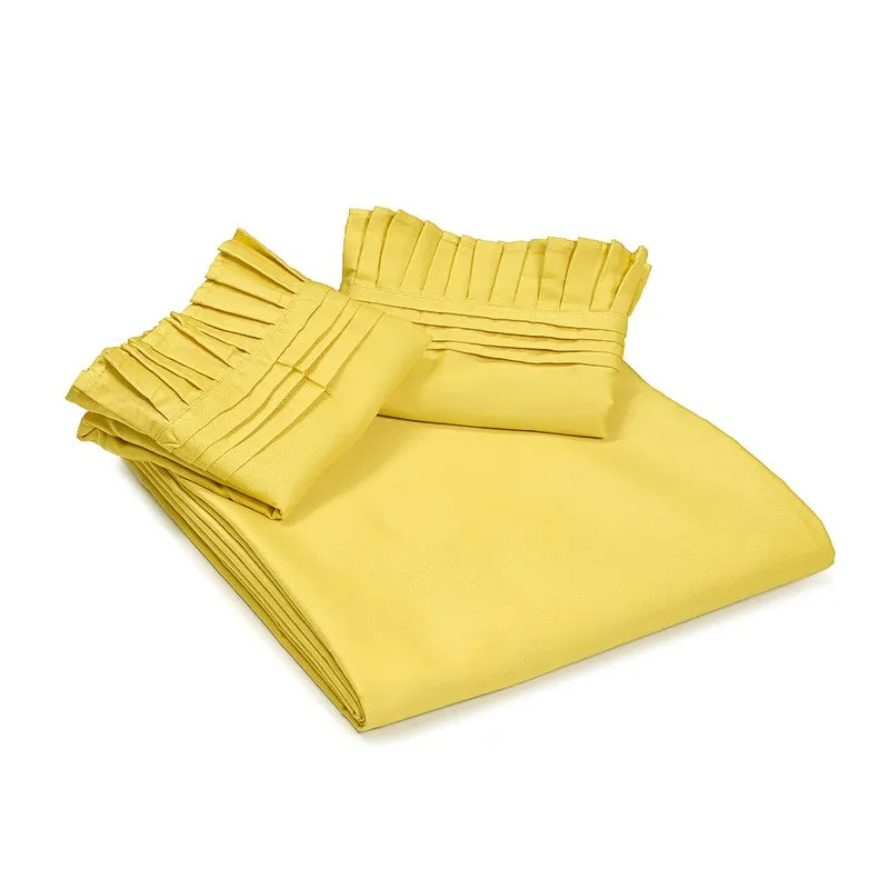 Mono Magic Cotton Bedsheet (Yellow) - 300 TC media 6