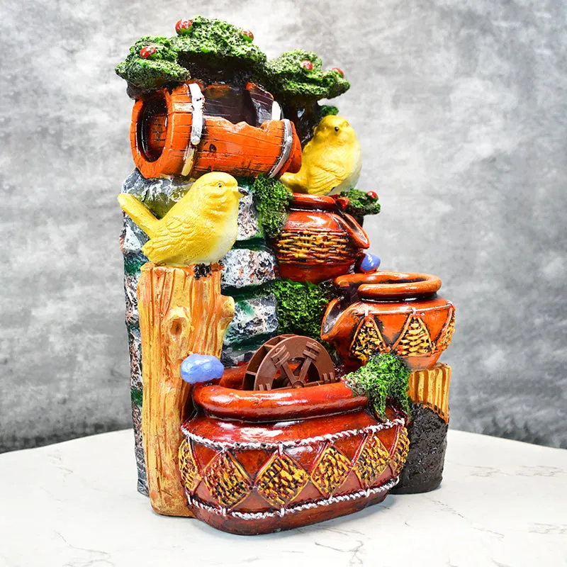 Hill House Resin Tabletop Fountain media 4