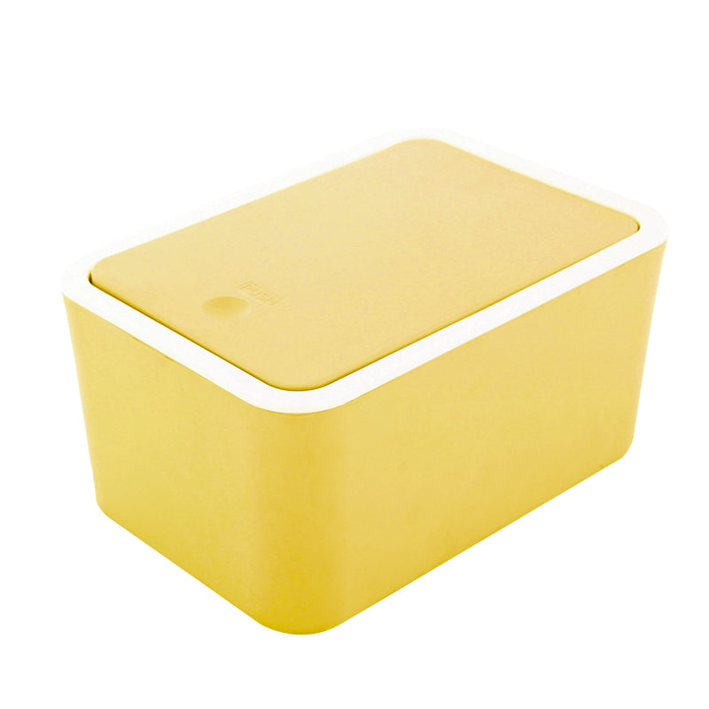 Mille Plastic Storage Basket  - Yellow media 3